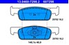 Передние тормозные колодки 13046072982 ATE