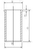 Поршневая гильза 1402042000 GOETZE