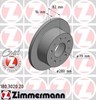 Дисковый тормоз 180302020 ZIMMERMANN