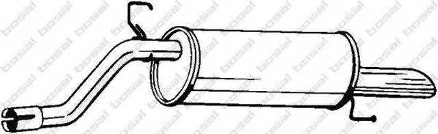 Глушитель задний 185181 BOSAL