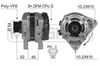 Генератор автомобиля 210358 ERA