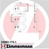 Задние колодки 238831751 ZIMMERMANN