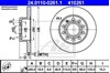 Тормозные диски 24011002611 ATE