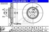 Передний тормозной диск 24013201591 ATE