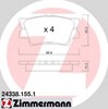 Колодки дисковые  243381551 ZIMMERMANN