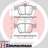 Колодки дисковые  250081651 ZIMMERMANN