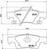 Задние дисковые колодки 2519601 TEXTAR