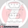 Тормозные колодки 255311901 ZIMMERMANN