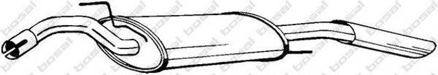 Глушитель задний 279489 BOSAL