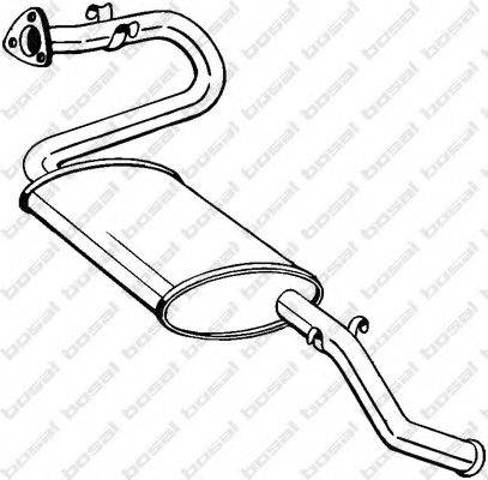 Глушитель  280273 BOSAL