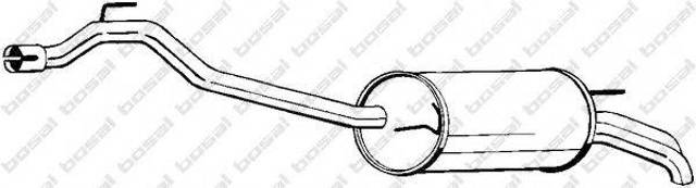 Купить Выхлопная труба Фольксваген Транспортер  70B, 70C, 7DB, 7DK, 70J, 70K, 7DC, 7DJ по низкой цене