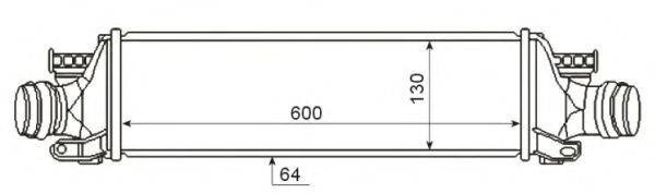 Система охлаждения наддувочного воздуха 30345 NRF