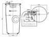 Рессора пневматической подвески 35617 FEBI