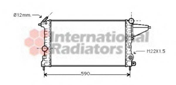 Радиатор, охлаждение двигателя 37002161