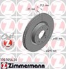 Тормоз дисковый передний 370305420 ZIMMERMANN