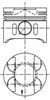 Поршень в комплекте на 1 цилиндр, 3-й ремонт (+0,75) 41014620 KOLBENSCHMIDT