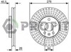Диск тормозной передний 50101869 PROFIT