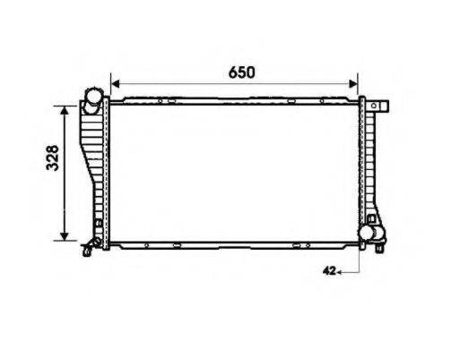Радиатор водяной Бмв 5