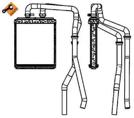 Радиатор отопителя 54218 NRF
