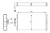 Радиатор отопителя салона 54241 NRF