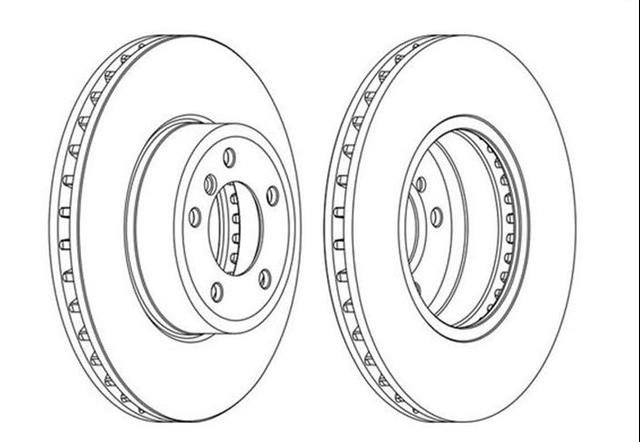 Ротор тормозной 562397JC1 BENDIX