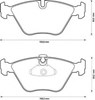 Колодки тормозные дисковые комплект 573002JC BENDIX