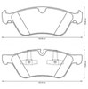 Тормозные колодки 573175JC BENDIX