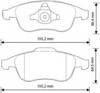 Колодки тормозные передние дисковые 573268J BENDIX