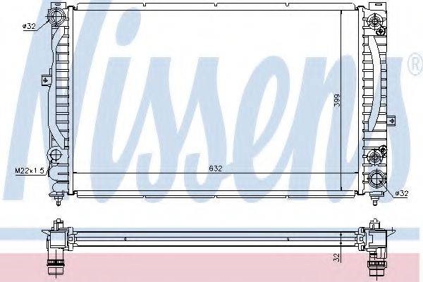 Радиатор 60228A NISSENS