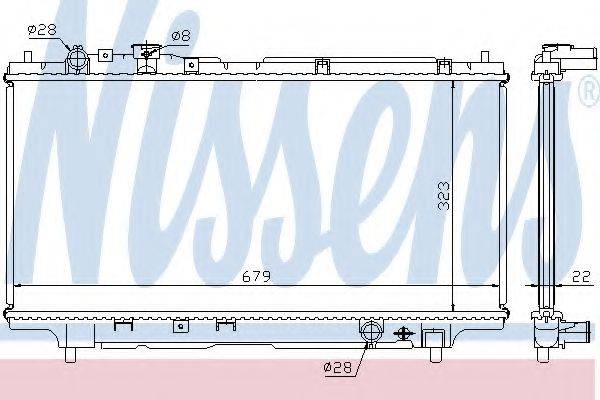 Радиатор 62383A NISSENS