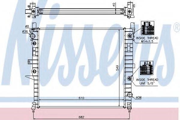 Радиатор 62788A NISSENS