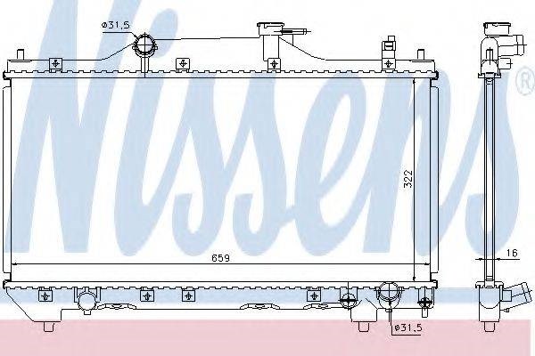 Радиатор 64640A NISSENS