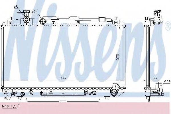 Радиатор основной 64644A NISSENS