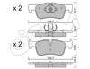 Колодки тормозные дисковые комплект 8229590 CIFAM