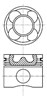 Поршня на 1 цилиндр, STD 8712740010 NURAL