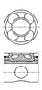 Поршня на 1 цилиндр, STD 8742560000 NURAL