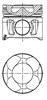 Поршня на 1 цилиндр, STD 8743650000 NURAL