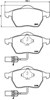 Передние тормозные колодки 8DB355008411 HELLA