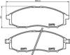 Колодки передние 8DB355010671 HELLA