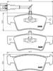 Задние тормозные колодки 8DB355013841 HELLA