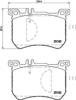 Передние тормозные колодки 8DB355020491 HELLA