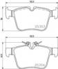 Колодки на тормоз задний дисковый 8DB355021831 HELLA