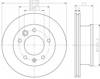 Передний тормозной диск 8DD355111001 HELLA