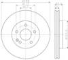 Передний тормозной диск 8DD355111081 HELLA