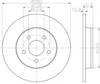 Дисковый тормоз 8DD355111401 HELLA