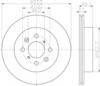 Ротор тормозной 8DD355111591 HELLA