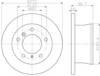 Дисковый тормоз 8DD355111901 HELLA