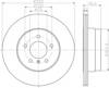 Задний тормозной диск 8DD355114001 HELLA