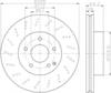 Передний тормозной диск 8DD355114391 HELLA