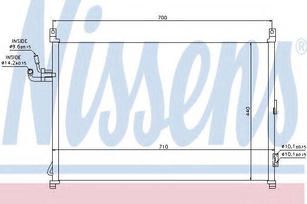 Конденсатор 940014 NISSENS